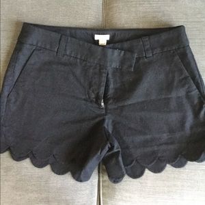 Jcrew Factory scallop hem shorts
